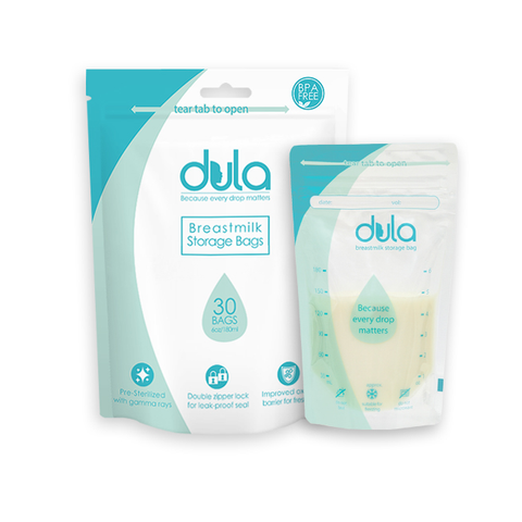 Dula Breastmilk Storage Bags 30 Bags 6oz/180ml